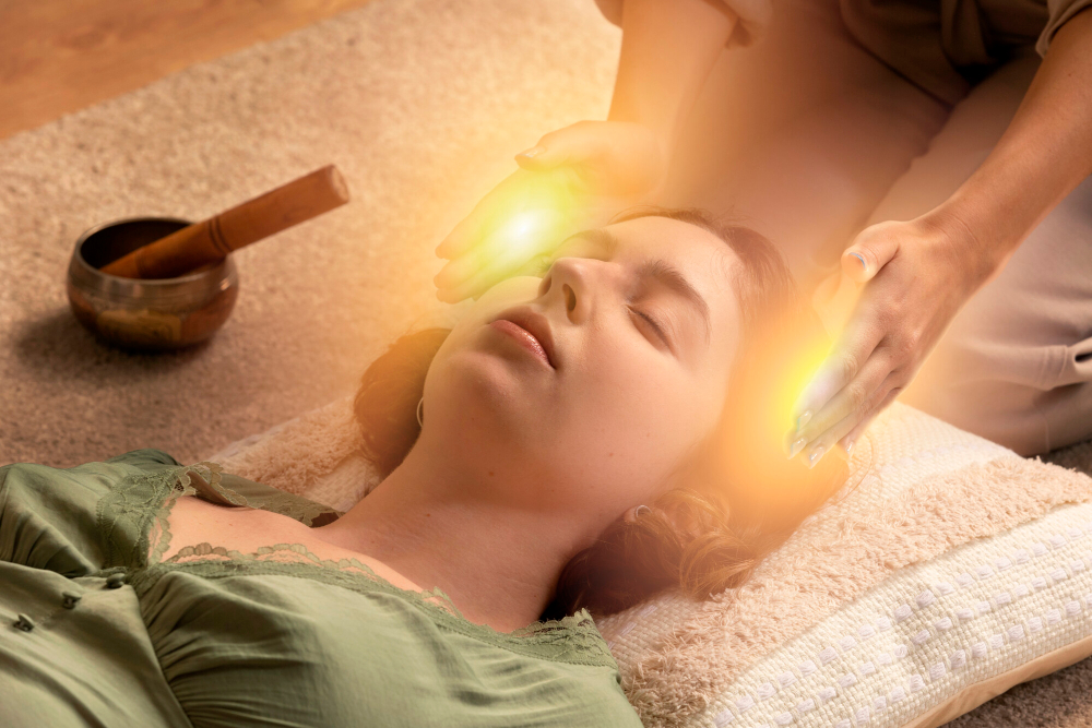 Reiki energy healing session